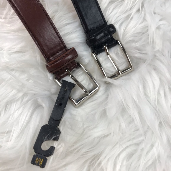 ❌SOLD❌2 Men’s Genuine Leather Belts 34-36” Waist - Picture 2 of 5